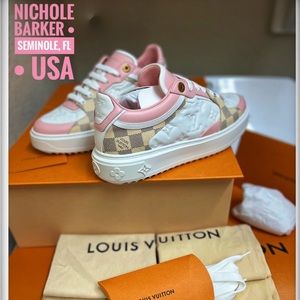 Louis Vuitton Time Out Ivory Low Top Sneakers - Sneak in Peace